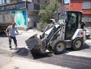 Başkan Tekin, asfalt çalışmalarını yerinde denetledi