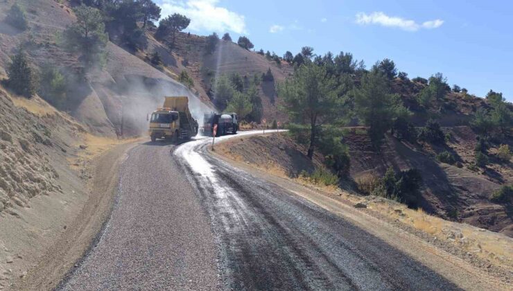 Pazarcık kırsalının yolu büyükşehir belediyesi ile yenileniyor