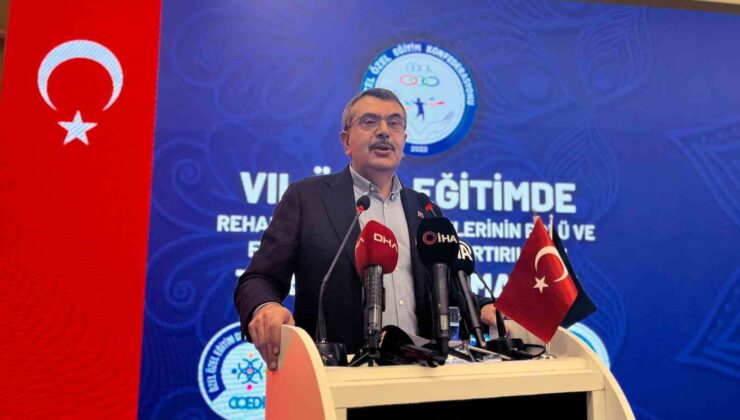 Bakan Tekin: “Özel eğitime ihtiyaç duyanlara verilecek bireysel eğitim desteğini sabit göstergeye endekslersek çok güzel olacak”