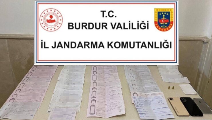 Burdur’da tefecilik operasyonu: 3 gözaltı