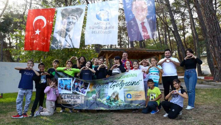 Büyükşehir Belediyesi Gençlik Kampı ara tatilde çocuk ve gençleri ağırladı