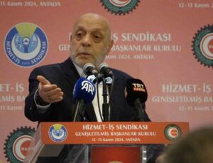 HAK-İŞ Başkanı Arslan: “Tartışılması gereken asgari ücretin ne olacağı değil, asgari ücretin nasıl oluşturulacağıdır”