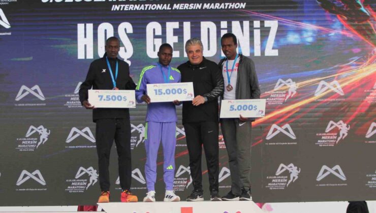 6. Uluslararası Mersin Maratonu’nda ödüller sahiplerini buldu