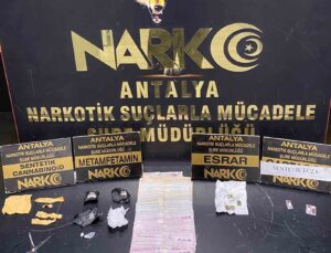 Antalya’da son 1 haftada çok sayıda uyuşturucu madde ele geçirildi