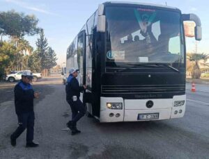 Hatay’da toplu ulaşım araçlarında sıkı denetim