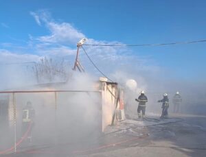 İskenderun’da tavuk çiftliğinde yangın