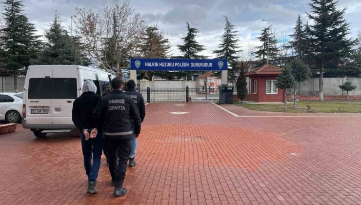 Isparta’da uyuşturucu operasyonunda 2 kişi tutuklandı