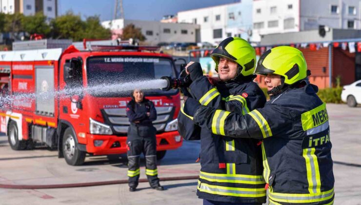 Serebral Palsi hastası gencin itfaiye eri olma hayali gerçek oldu