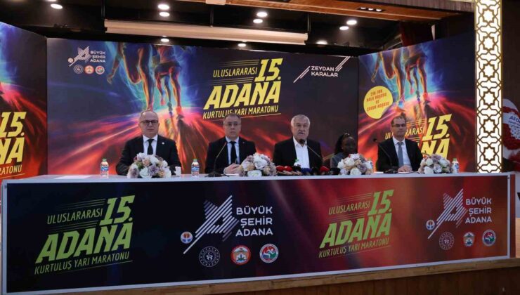 15. Adana Uluslararası Kurtuluş Yarı Maratonu Pazar günü koşulacak